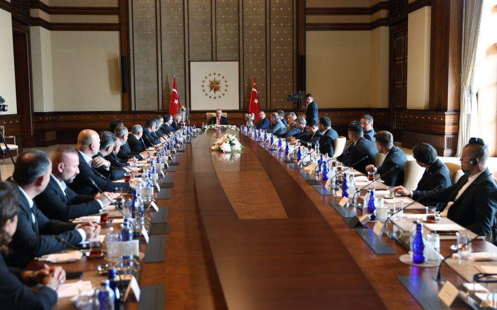 Trabzonspor Cumhurbaşkanı Erdoğan'la görüştü