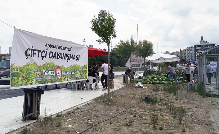 Samsun'da Atakum Belediyesi’nden çiftçi dayanışması