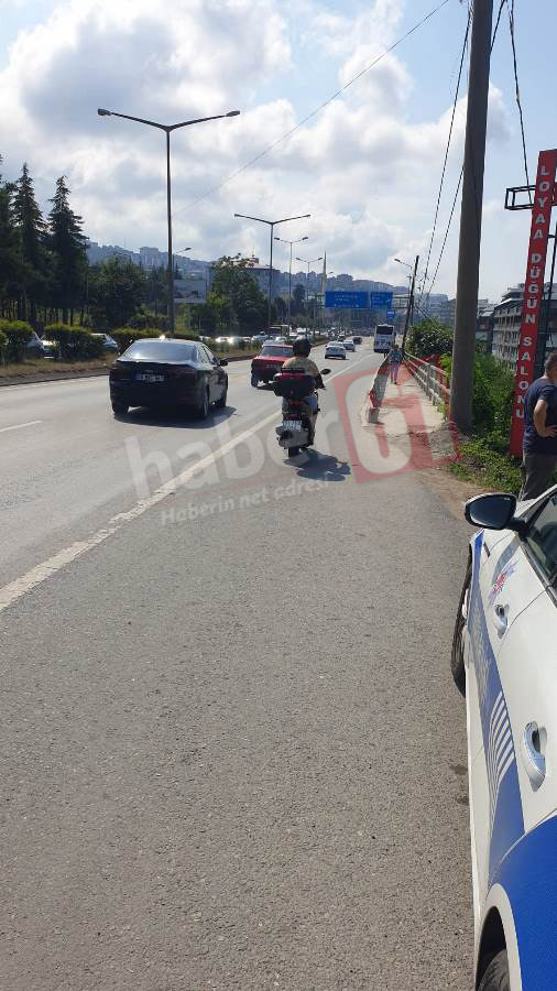 Trabzon'da yolcu otobüsü yayaya çarptı! 1 kişi ağır yaralı