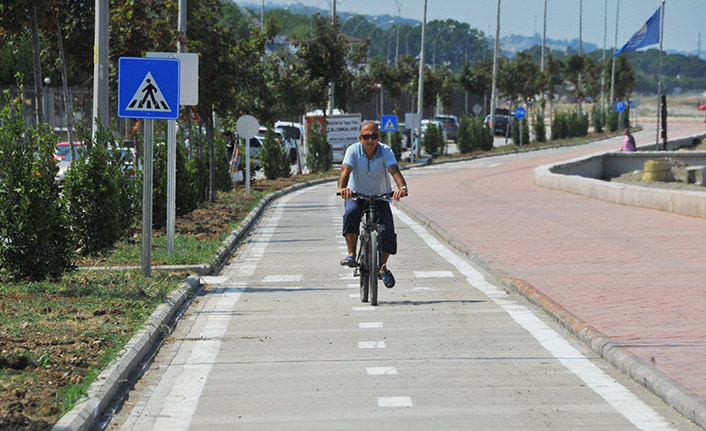 Samsun'da bisiklet yolu projesi sona çok yakın