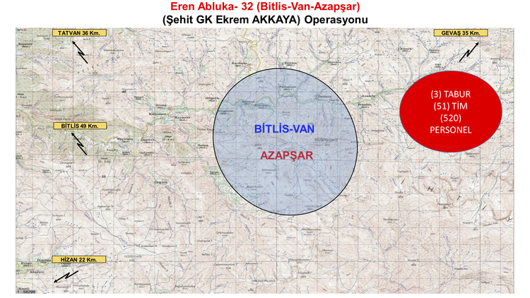 Eren Abluka-32 operasyonu başladı