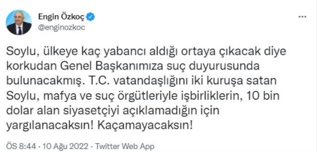 CHP'den İçişleri Bakanlığı'nın Kılıçdaroğlu'na yönelik YSK açıklamasına çok sert tepki! Bakan Soylu'yu hedef aldılar.