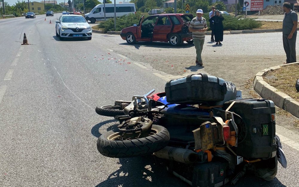 Samsun'da Hollandalı turist kazada yaralandı