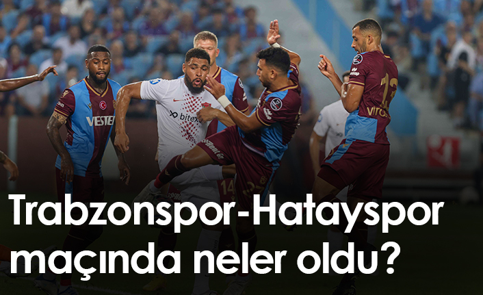 Trabzonspor evinde 3 puanı tek golle aldı