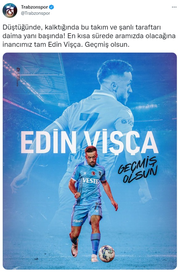 Trabzonspor’dan Visca'ya mesaj! 