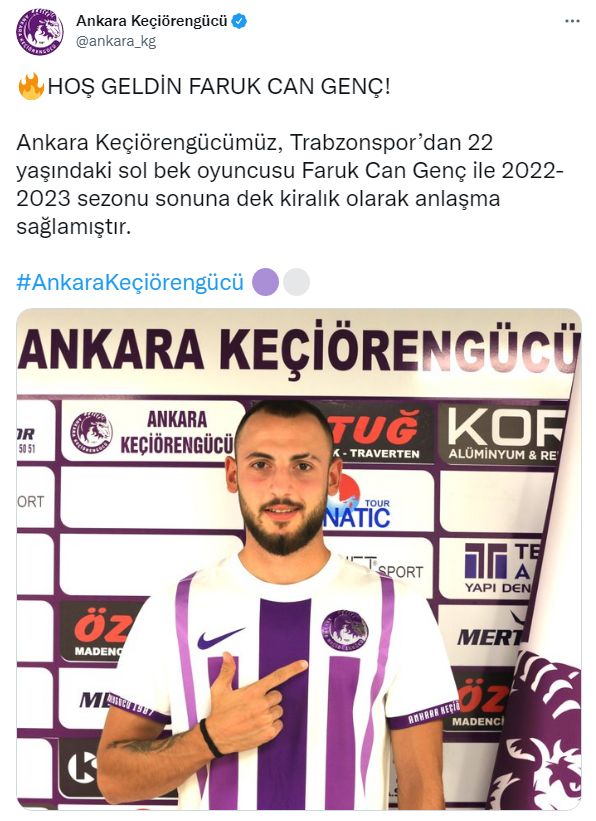 Trabzonspor'dan ayrılan Farukcan Genç yeni takımı ile anlaştı