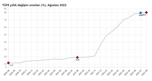 Ağustos ayı enflasyon sonuçları açıklandı