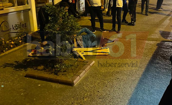 Trabzon'da feci kaza! Araç alev topuna döndü