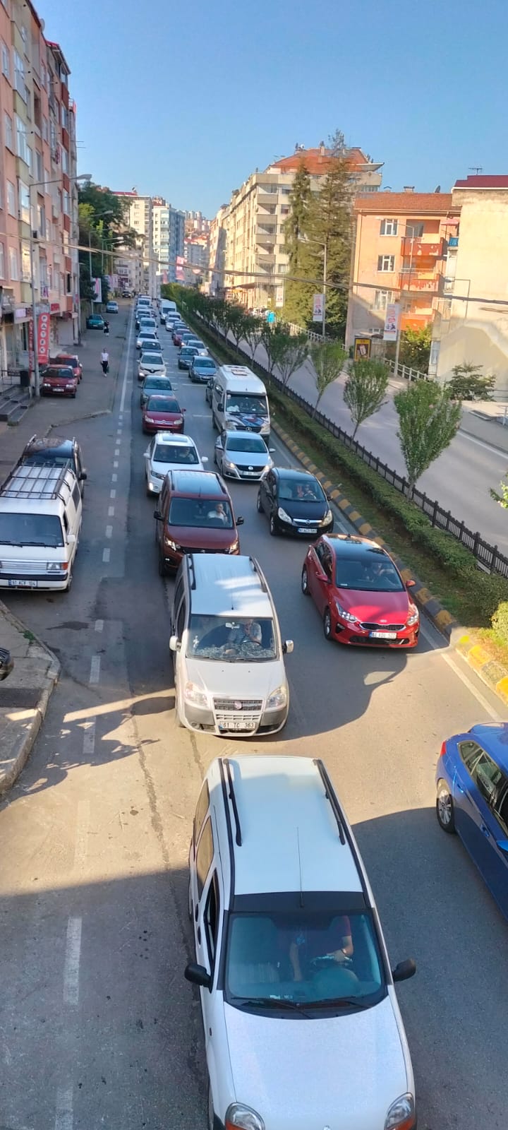 Trabzon’da okul trafiği