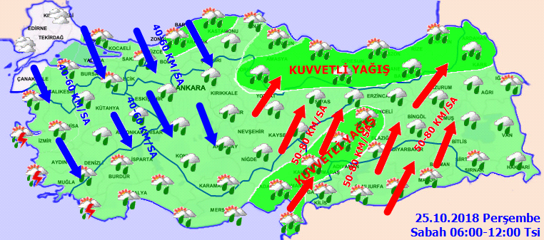 Meteoroloji'den peş peşe uyarılar - Trabzon'da var...
