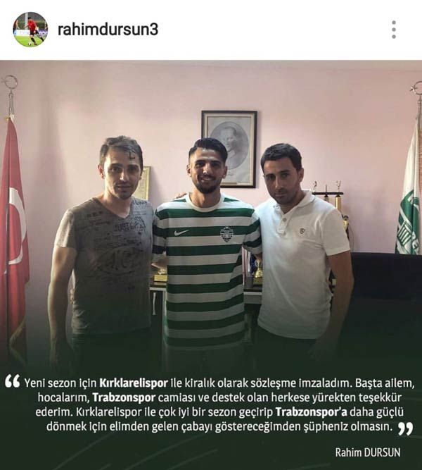 Trabzonspor’un genç oyuncusundan mesaj - “Trabzonspor’a daha güçlü dönmek için…”