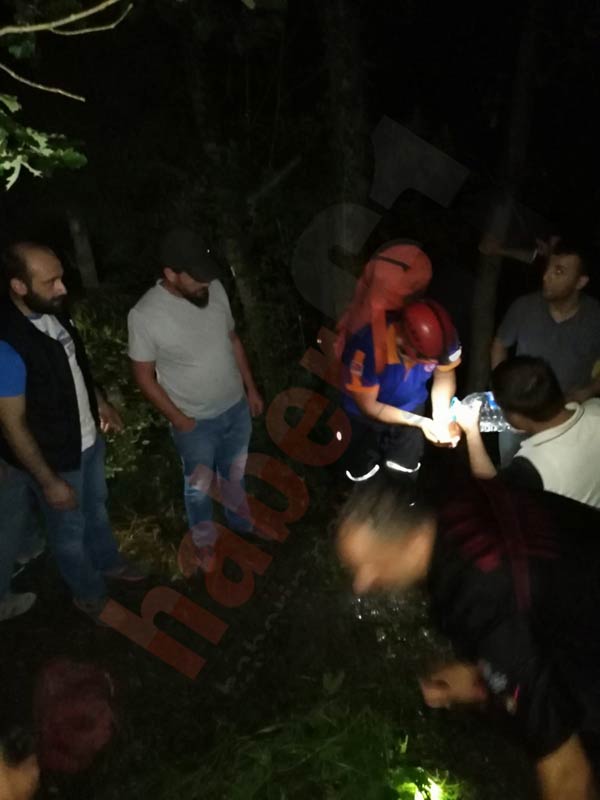 Trabzon'da yayla dönüşü kaza - 8 yaralı 1 kayıp