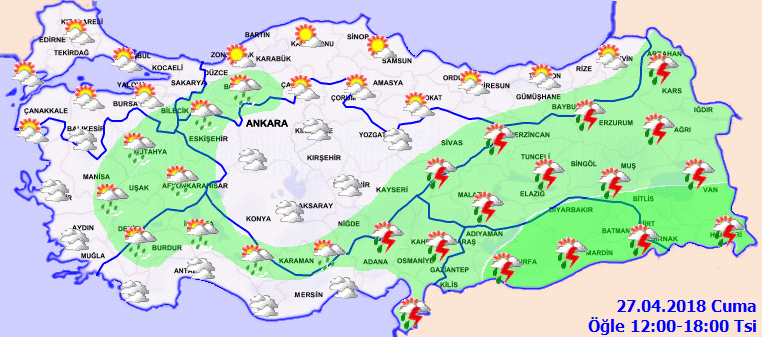 Trabzon'da hava nasıl olacak? 27.04.2018