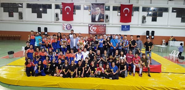 Trabzon'da Wushu Kungfu Turnuvası yapıldı