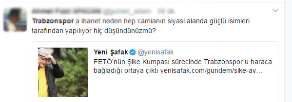 Trabzonspor'un eski başkanının gazetesinden skandal haber!
