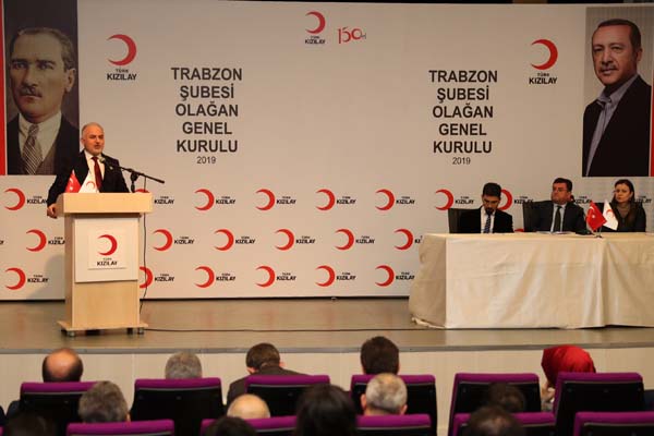 Kızılay Trabzon'da genel Kurul yaptı