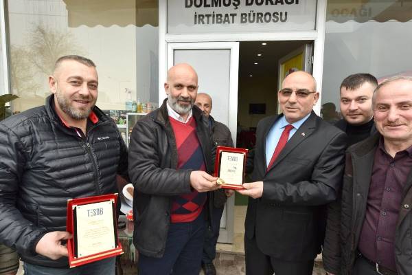 Trabzon'da ayın şoförleri plaketlerini aldı