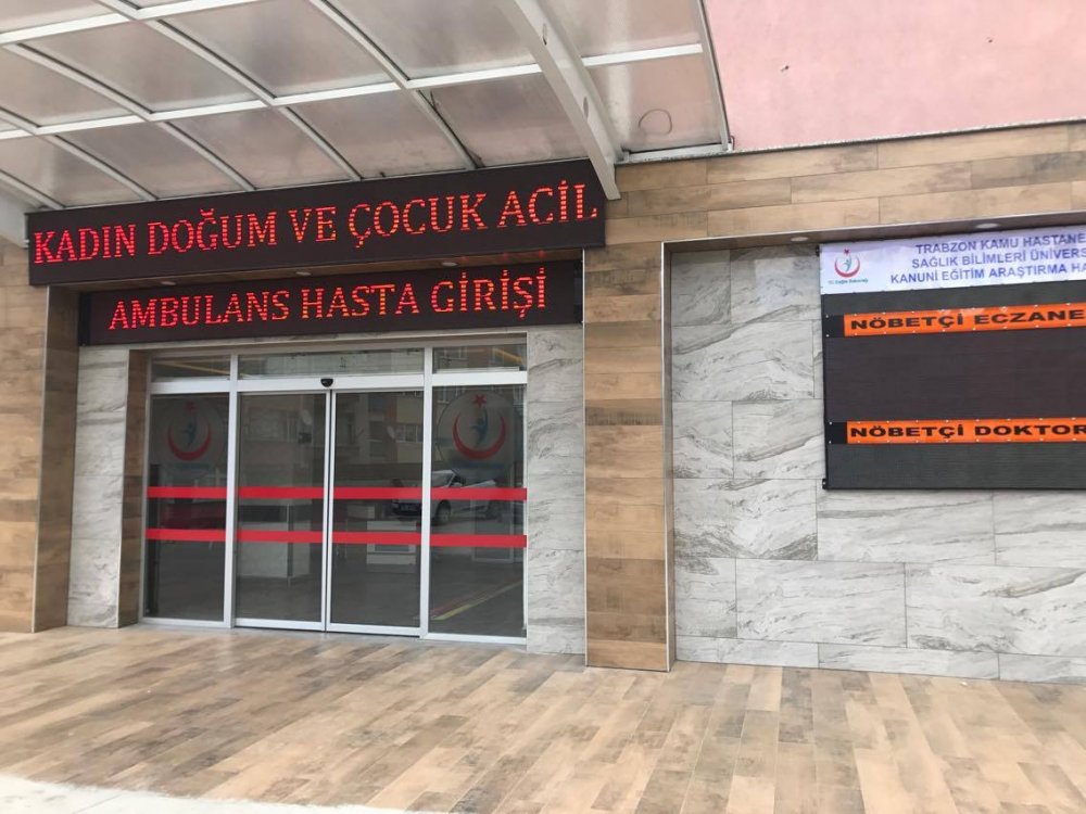 Trabzon'da doğum acil açıldı: İlk gün 200 hasta