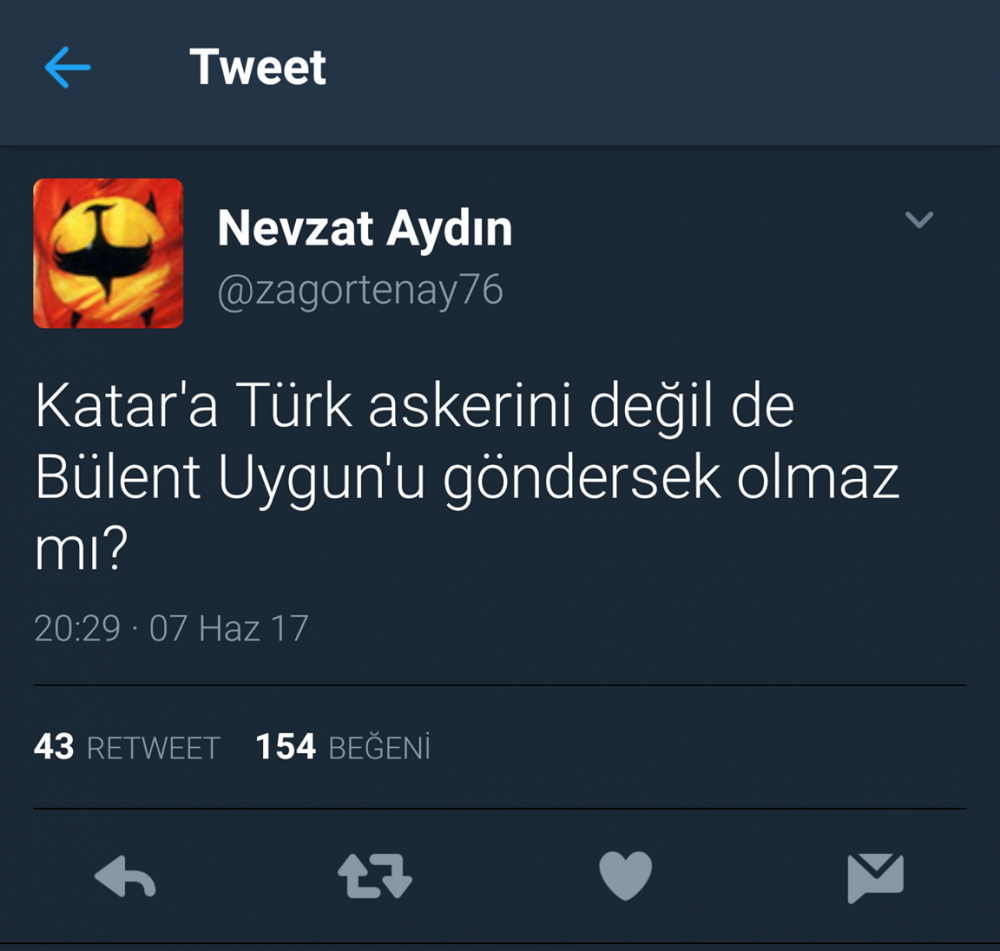 Trabzonsporlu yöneticiden Bülent Uygun'a Katar göndermesi!