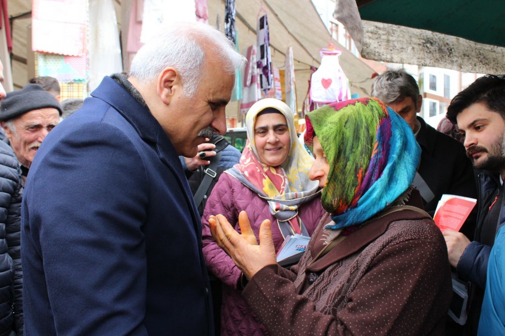 Murat Zorluoğlu Sürmene'de destek istedi: Seçime günler kala her saatin önemi var