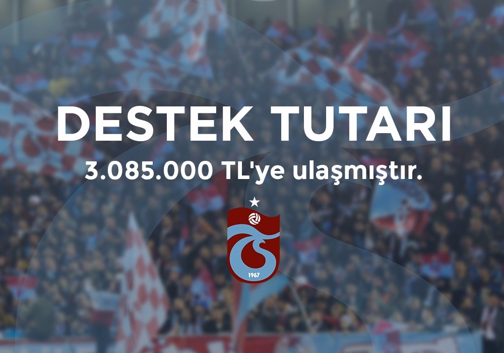 Trabzonspor destek kampanyasında son durum