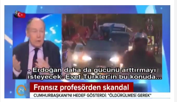 Erdoğan öldürülmeli diyen küstah profesör özür diledi!