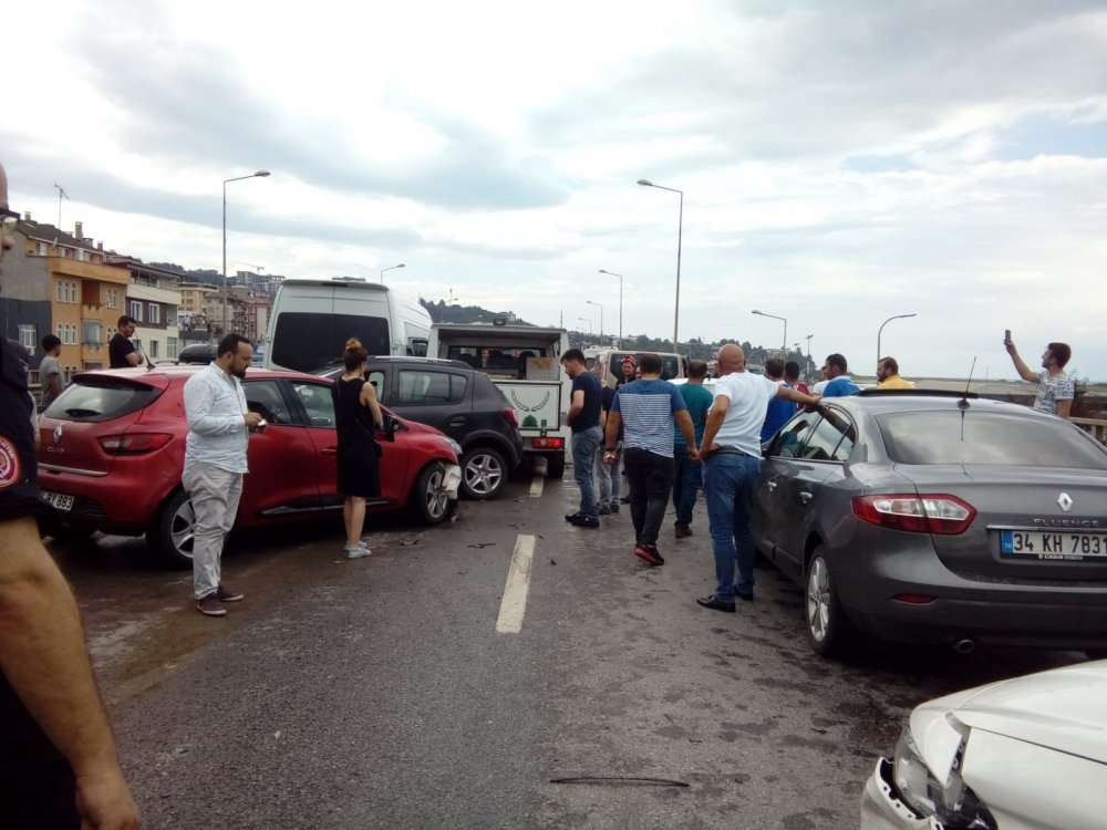 Trabzon'da bir kaza daha: 5 yaralı