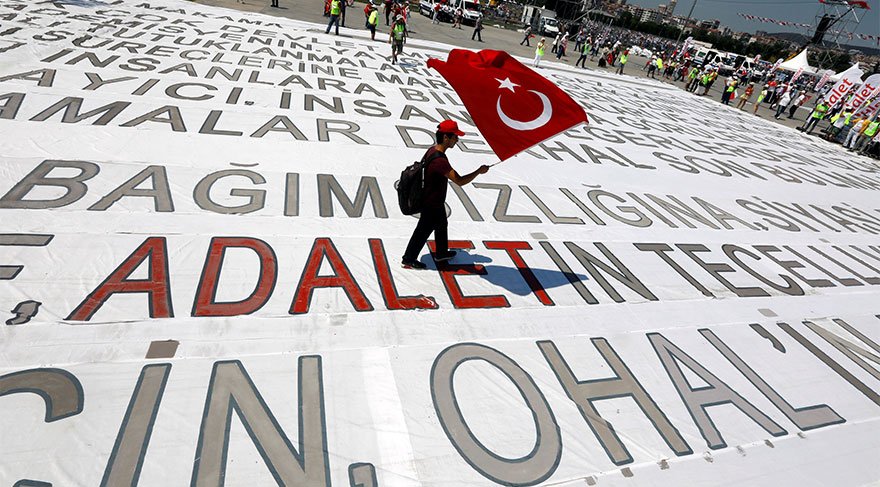 Kemal Kılıçdaroğlu'nun Adalet Yürüyüşü sona erdi!