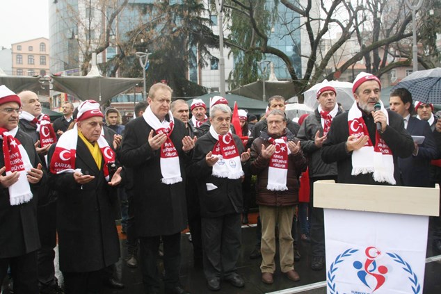 Trabzon Sarıkamış şehitleri için yürüdü!