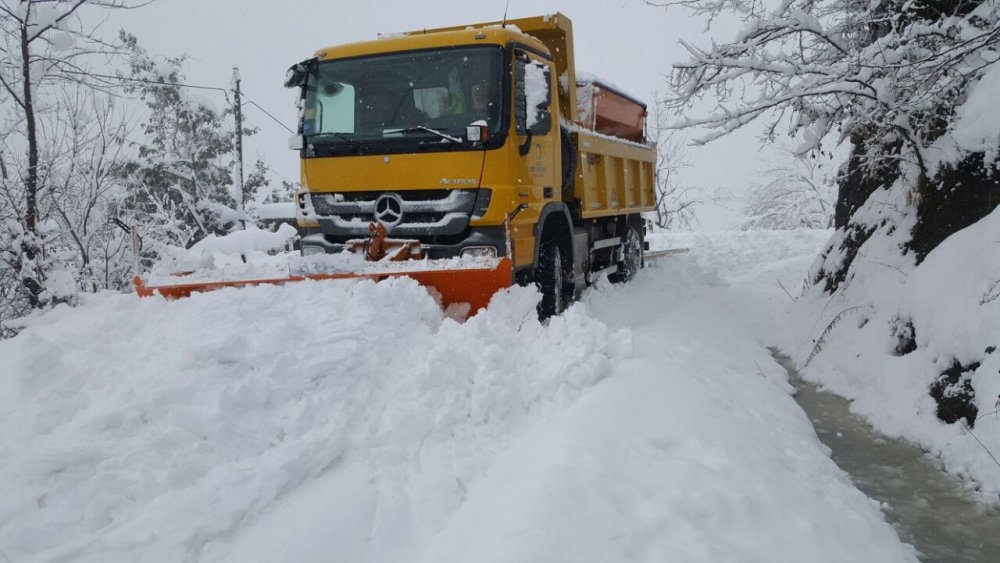 Ordu’da kar kalınlığı 1.5 metre