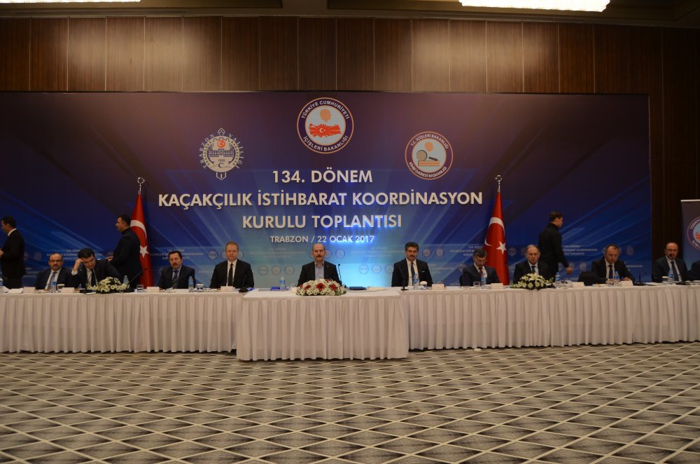 Trabzon'da kaçakçılık İstihbarat Koordinasyon Kurulu Toplantısı