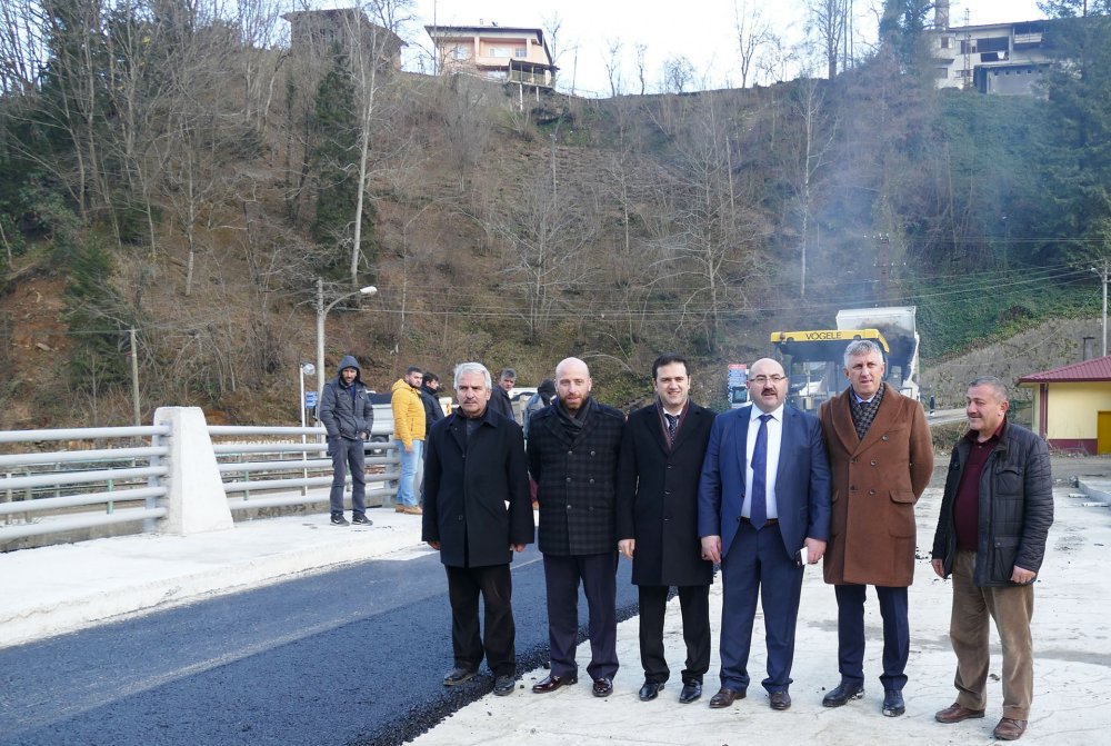 Trabzon'da o köprü hizmete girdi!