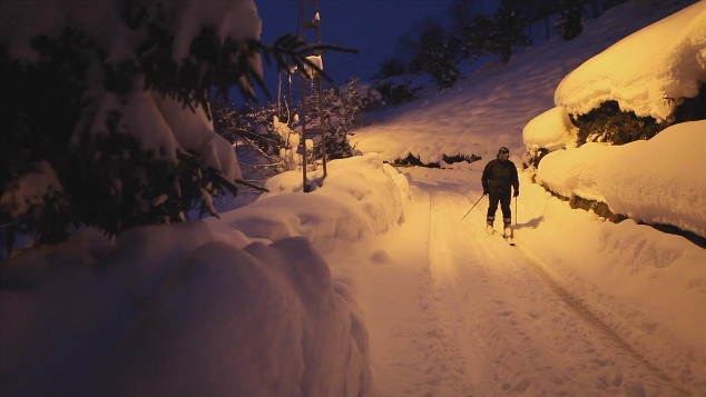 Rize'de kayak pisti olmayınca bakın nerede kaydı!