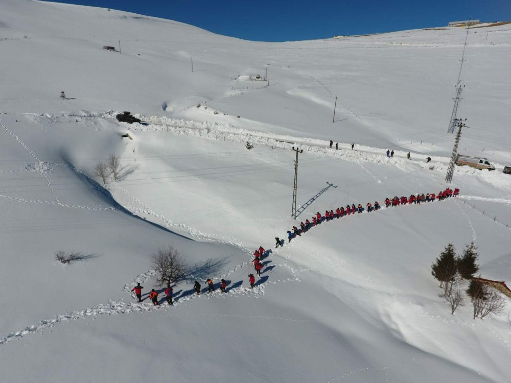 Ordu'da çığ tatbikatı!