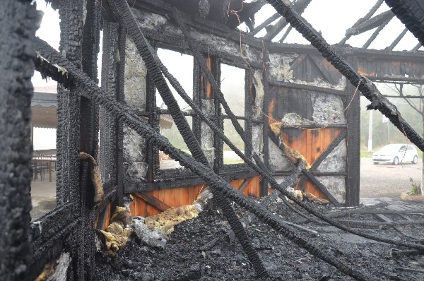 Ordu'da Kasap ve et lokantası tesisi alev alev yandı