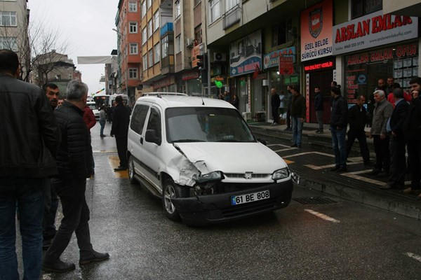 Trabzon'da kaza: 1 Yaralı