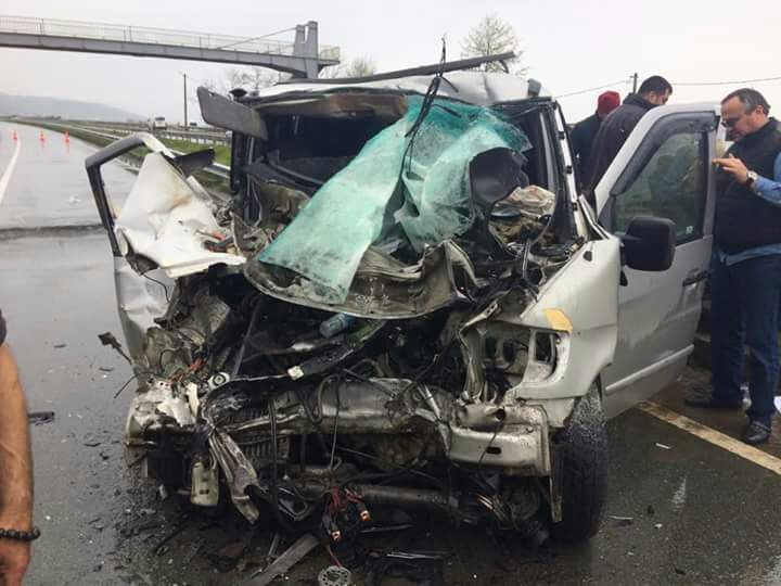 Rize'de kaza: 1 ölü, 6 yaralı 