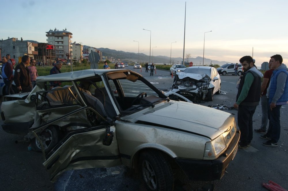Giresun'da kaza: 1 Ölü 3 yaralı