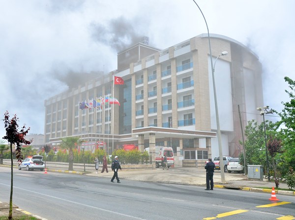 Ordu'da otelde yangın korkuttu