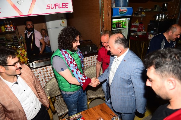 Fatih Tekke Trabzonsporlularla buluştu
