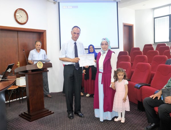 Trabzon'daki projede sertifikalar verildi