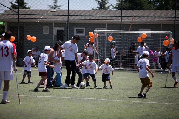 Serebral Palsili çocukların futbol sevinci