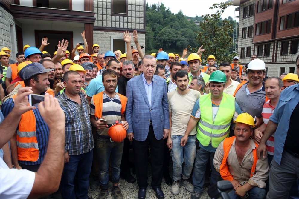 Cumhurbaşkanı Erdoğan Rize'de 