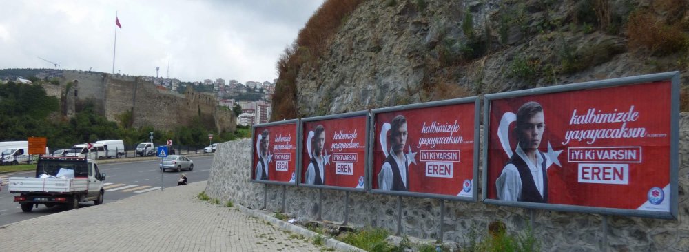 "İyi ki Varsın Eren" Trabzon'un her yerinde