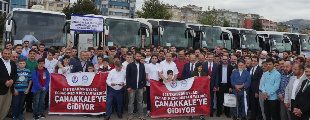 Trabzonlu Gençler Çanakkale yolundu