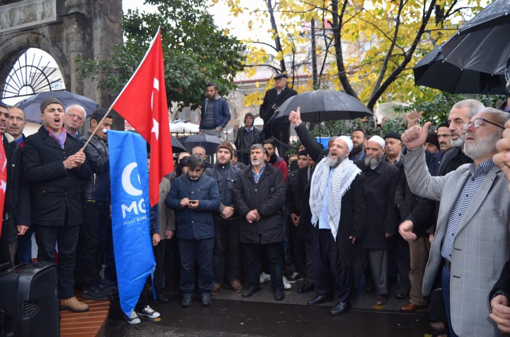 Trabzon'da Kudüs Protestosu