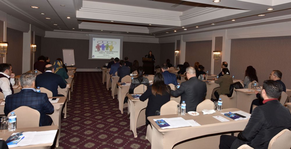 Trabzon'da kalite yönetim sistemi revizyon eğitimi yapıldı 