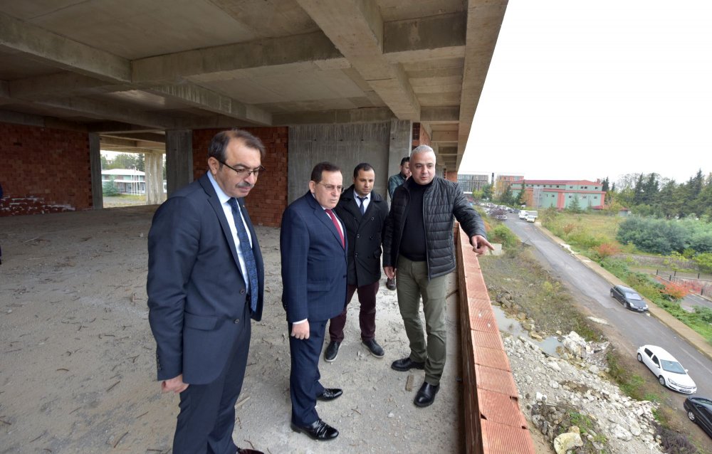 Trabzon'da önemli merkezin inşaatı sürüyor