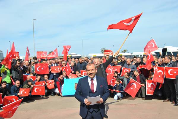 Trabzonlu şoförlerden Afrin'e konvoylu destek