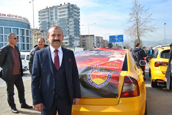 Trabzonlu şoförlerden Afrin'e konvoylu destek
